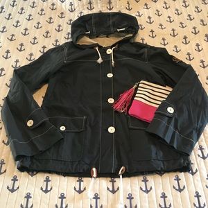 Henri Lloyd Waxed Preppy Rain Jacket - size L/XL